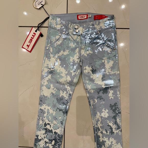 NWT MET low rise skinny pants - Picture 3 of 10